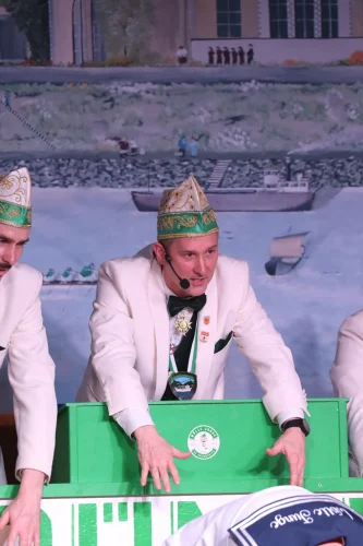 Praesident-bei-Rakete